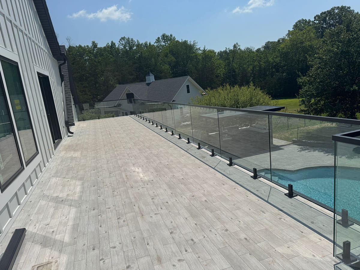 Custom Glass Railings NJ | Shoe Base, Post & Standoff Systems - CA Glass