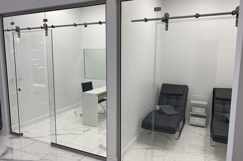 Division Walls with Glass Partitions by CA Glass