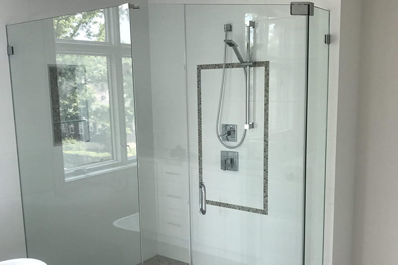 Steam Glass Shower Door by CA Glass